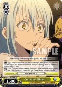 Cornered, Rimuru (SR) - That Time I Got Reincarnated as a Slime Vol.3 - Weiss Schwarz card