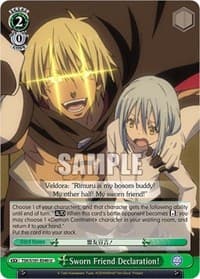 Sworn Friend Declaration! - That Time I Got Reincarnated as a Slime Vol.3 - Weiss Schwarz card