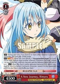 A New Journey, Rimuru (SR) - That Time I Got Reincarnated as a Slime Vol.3 - Weiss Schwarz card