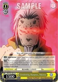 Unrelenting Sharpness, Hakurou - That Time I Got Reincarnated as a Slime Vol.3 - Weiss Schwarz card
