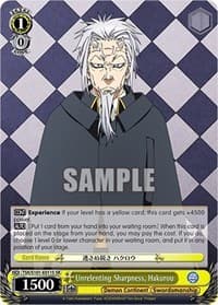 Unrelenting Sharpness, Hakurou (SR) - That Time I Got Reincarnated as a Slime Vol.3 - Weiss Schwarz card