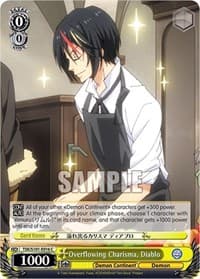 Overflowing Charisma, Diablo - That Time I Got Reincarnated as a Slime Vol.3 - Weiss Schwarz card