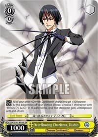 Overflowing Charisma, Diablo (SR) - That Time I Got Reincarnated as a Slime Vol.3 - Weiss Schwarz card