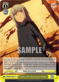 Daily Life Gone Up in Flames - That Time I Got Reincarnated as a Slime Vol.3 - Weiss Schwarz card