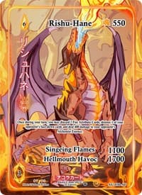 Rishu-Hane (Alternate Full Art) (Serial Numbered) - Afelium Unleashed [1st Edition] - Akora TCG card