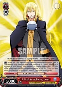 A Goal to Achieve, Leon - That Time I Got Reincarnated as a Slime Vol.3 - Weiss Schwarz card