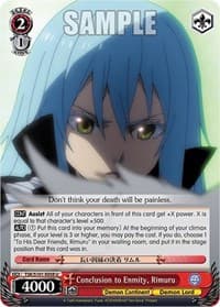 Conclusion to Enmity, Rimuru - That Time I Got Reincarnated as a Slime Vol.3 - Weiss Schwarz card