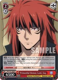 Primordial Demon Lord, Guy - That Time I Got Reincarnated as a Slime Vol.3 - Weiss Schwarz card