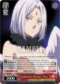 Seductive Beauty, Frey - That Time I Got Reincarnated as a Slime Vol.3 - Weiss Schwarz card