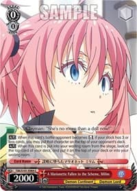 A Marionette Fallen to the Scheme, Milim - That Time I Got Reincarnated as a Slime Vol.3 - Weiss Schwarz card