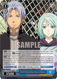 Ardent Relationship, Youm & Mjurran - That Time I Got Reincarnated as a Slime Vol.3 - Weiss Schwarz card