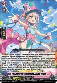 Full Marks for Exhilarating Energy, Trixie - D-SS05: Festival Booster 2023 - Cardfight Vanguard card