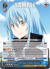 To His Dear Friends, Rimuru (SR) - That Time I Got Reincarnated as a Slime Vol.3 - Weiss Schwarz card