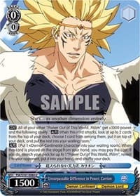 Unsurpassable Difference in Power, Carrion - That Time I Got Reincarnated as a Slime Vol.3 - Weiss Schwarz card