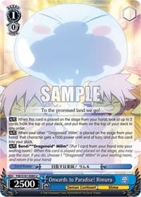 Onwards to Paradise! Rimuru - That Time I Got Reincarnated as a Slime Vol.3 - Weiss Schwarz card
