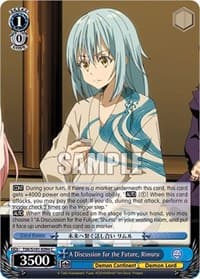 A Discussion for the Future, Rimuru - That Time I Got Reincarnated as a Slime Vol.3 - Weiss Schwarz card