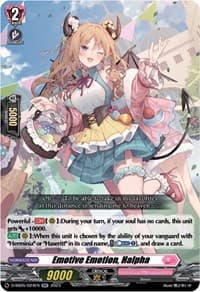 Emotive Emotion, Halpha - D-SS05: Festival Booster 2023 - Cardfight Vanguard card