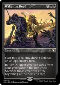 Wake the Dead (Foil Etched) - Commander Masters - Magic: The Gathering card