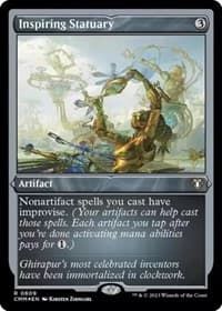 Inspiring Statuary (Foil Etched) - Commander Masters - Magic: The Gathering card