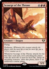 Scourge of the Throne - Commander Masters - Magic: The Gathering card