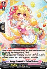 An Egg Relay Full of Smiles! Juliana - D-SS05: Festival Booster 2023 - Cardfight Vanguard card
