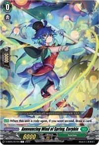 Announcing Wind of Spring, Corphie - D-SS05: Festival Booster 2023 - Cardfight Vanguard card