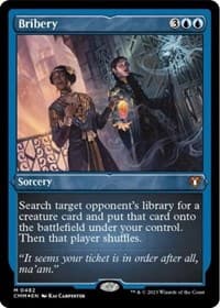 Bribery (Foil Etched) - Commander Masters - Magic: The Gathering card