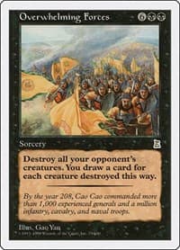 Overwhelming Forces - Portal Three Kingdoms - Magic: The Gathering card