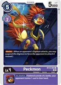 Peckmon - Versus Royal Knights - Digimon Card Game card