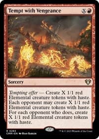 Tempt with Vengeance - Commander Masters - Magic: The Gathering card