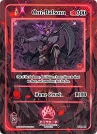 Oni-Balsorn - Warped Crusaders [1st Edition] - Akora TCG card