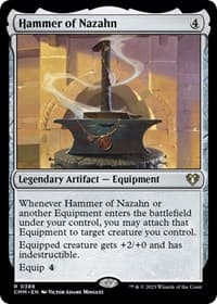 Hammer of Nazahn - Commander Masters - Magic: The Gathering card