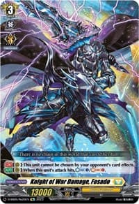 Knight of War Damage, Fosado - D-SS05: Festival Booster 2023 - Cardfight Vanguard card