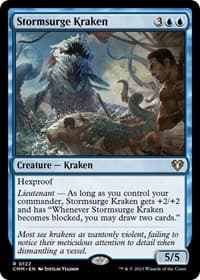 Stormsurge Kraken - Commander Masters - Magic: The Gathering card