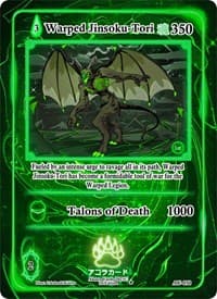 Warped Jinsoku-Tori - Afelium Unleashed [1st Edition] - Akora TCG card