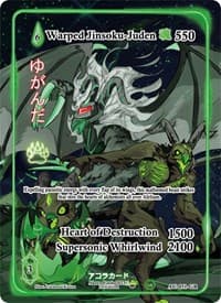 Warped Jinsoku-Juden (Generational Rare) - Afelium Unleashed [1st Edition] - Akora TCG card