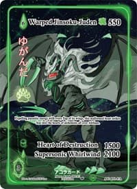 Warped Jinsoku-Juden (Full Art) - Afelium Unleashed [1st Edition] - Akora TCG card