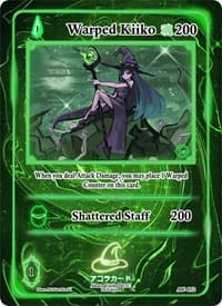Warped Kiiko - Afelium Unleashed [1st Edition] - Akora TCG card