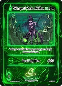 Warped Zeis-Kiiko - Afelium Unleashed [1st Edition] - Akora TCG card