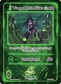 Warped Zeis-Kiiko (Holo) - Afelium Unleashed [1st Edition] - Akora TCG card