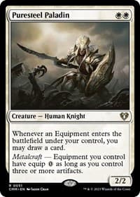 Puresteel Paladin - Commander Masters - Magic: The Gathering card
