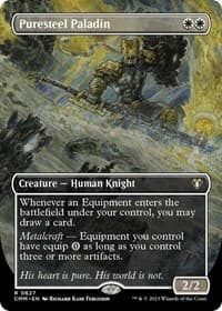 Puresteel Paladin (Borderless) - Commander Masters - Magic: The Gathering card