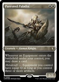 Puresteel Paladin (Foil Etched) - Commander Masters - Magic: The Gathering card