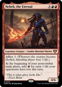 Neheb, the Eternal - Commander Masters - Magic: The Gathering card