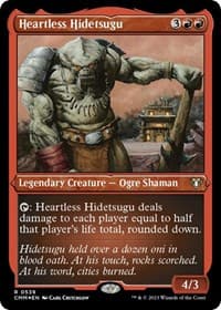 Heartless Hidetsugu (Foil Etched) - Commander Masters - Magic: The Gathering card