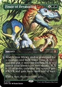 Finale of Devastation (Borderless) - Commander Masters - Magic: The Gathering card