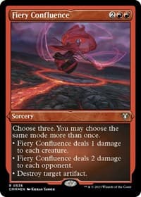 Fiery Confluence (Foil Etched) - Commander Masters - Magic: The Gathering card