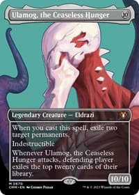 Ulamog, the Ceaseless Hunger (Borderless) - Commander Masters - Magic: The Gathering card