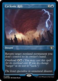 Cyclonic Rift (Foil Etched) - Commander Masters - Magic: The Gathering card