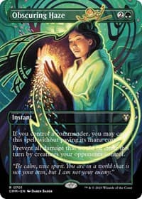 Obscuring Haze (Borderless) - Commander Masters - Magic: The Gathering card